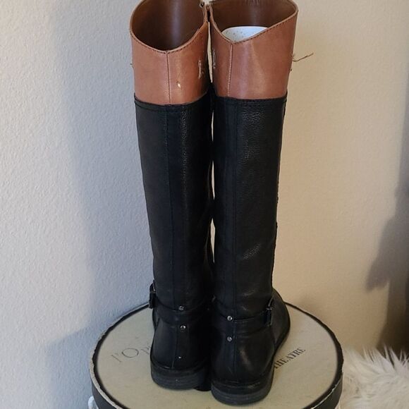 Gianni Bini Leather Riding Boots - Picture 5 of 11